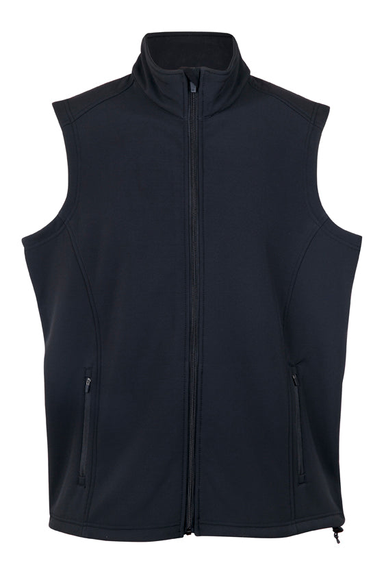 Men's Soft Shell VEST - TEMPEST Range in Black