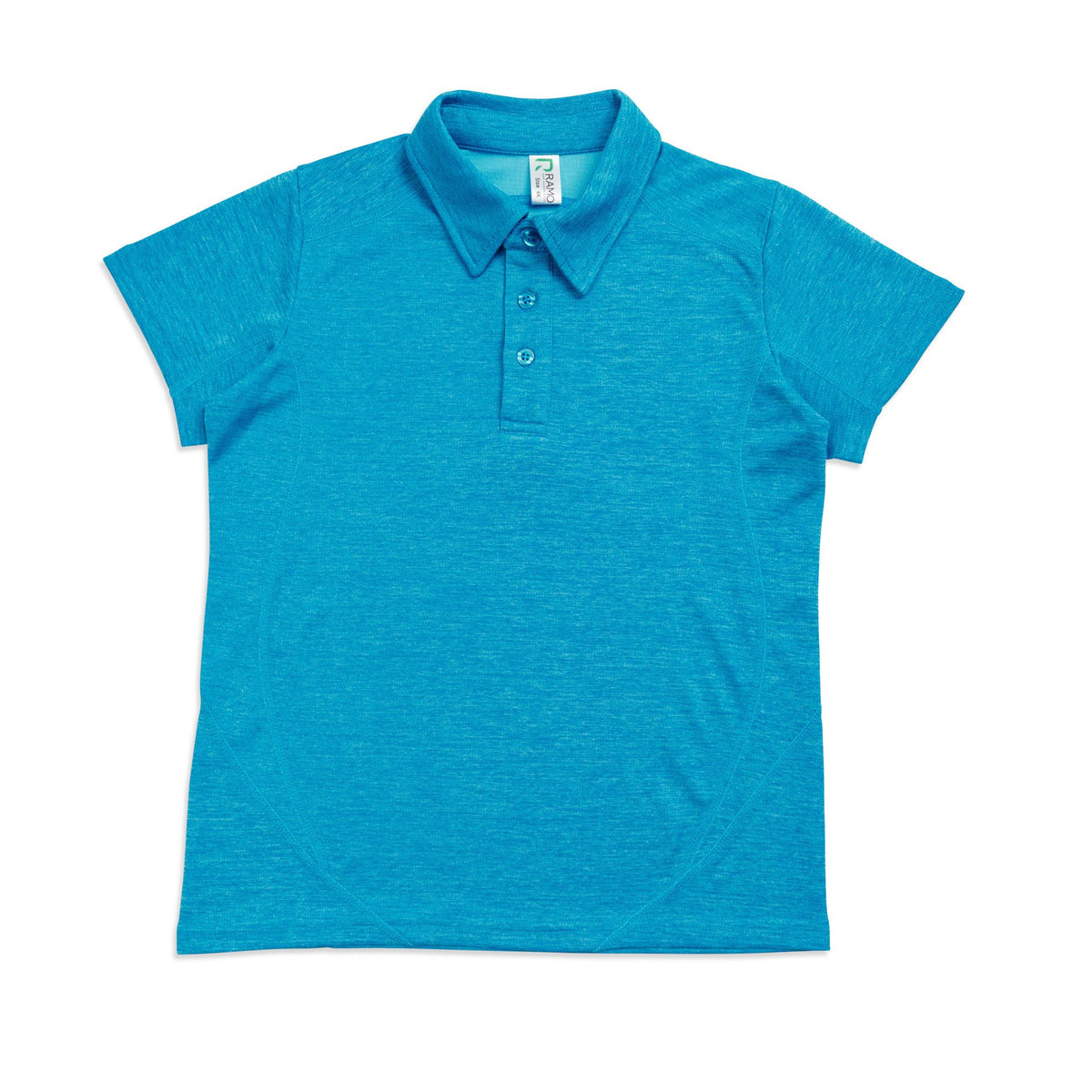 Kid's' Challenger 100% polyester  Polo in Azure Marl