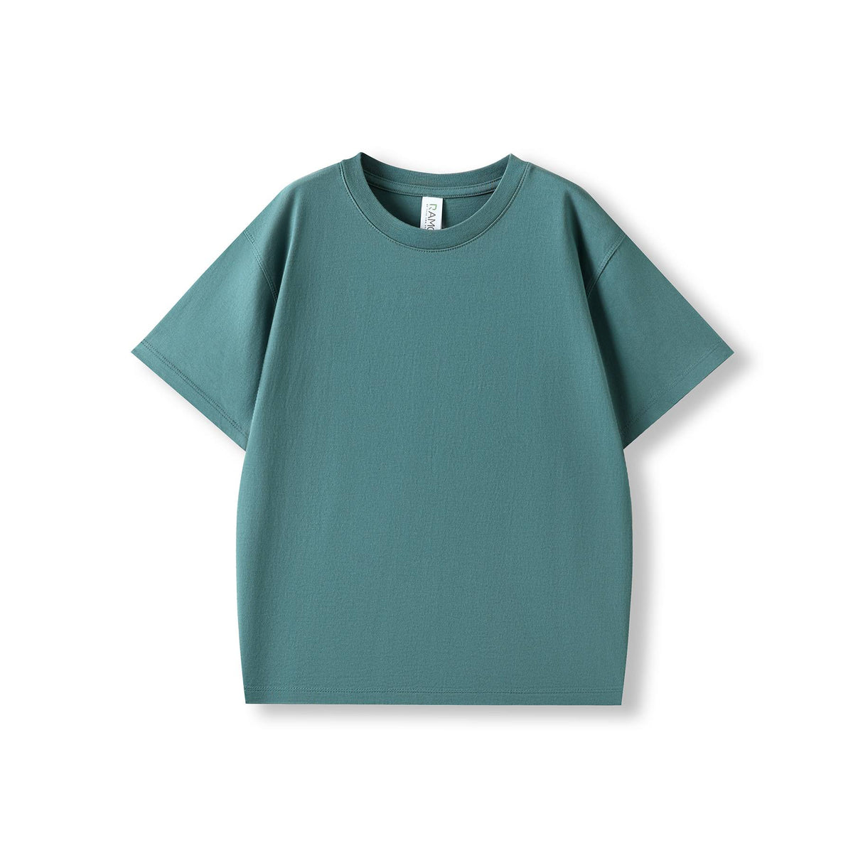 Kid's 240GSM 100% Organic Cotton Faded Tshirt in Arctic Ocean Faded
