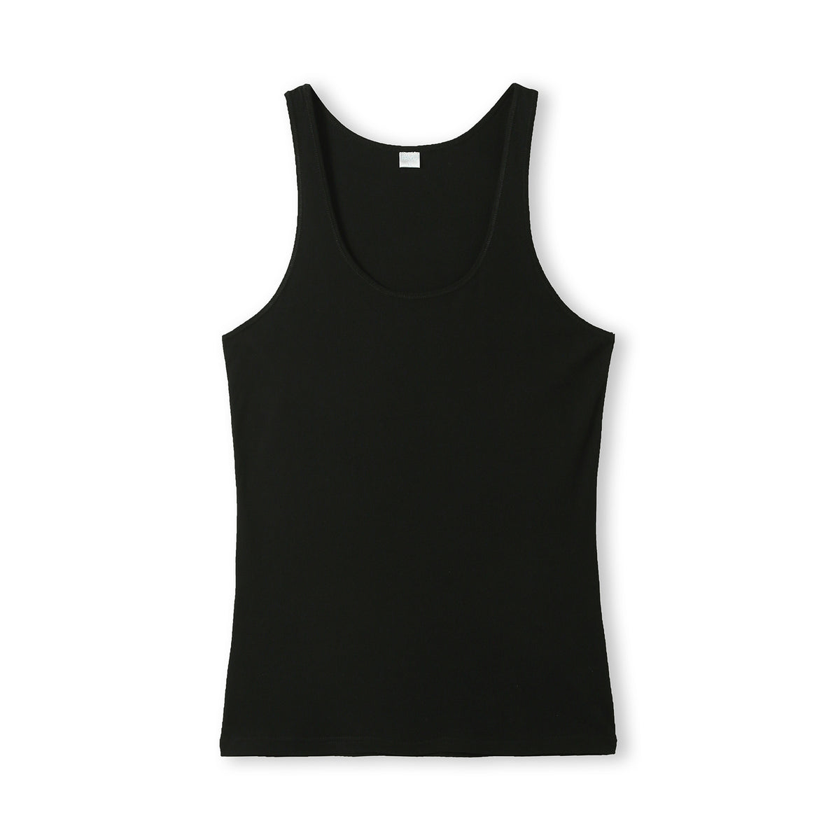 Womens American Style Singlet in Black