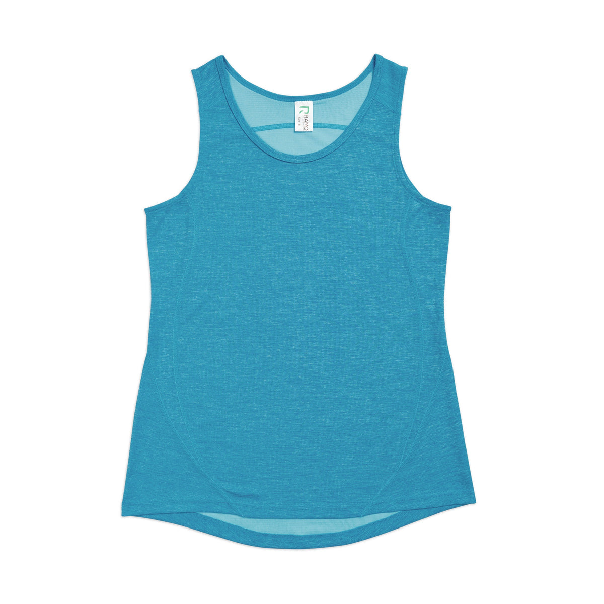Womens' Challenger 100% polyester singlet in Azure Marl