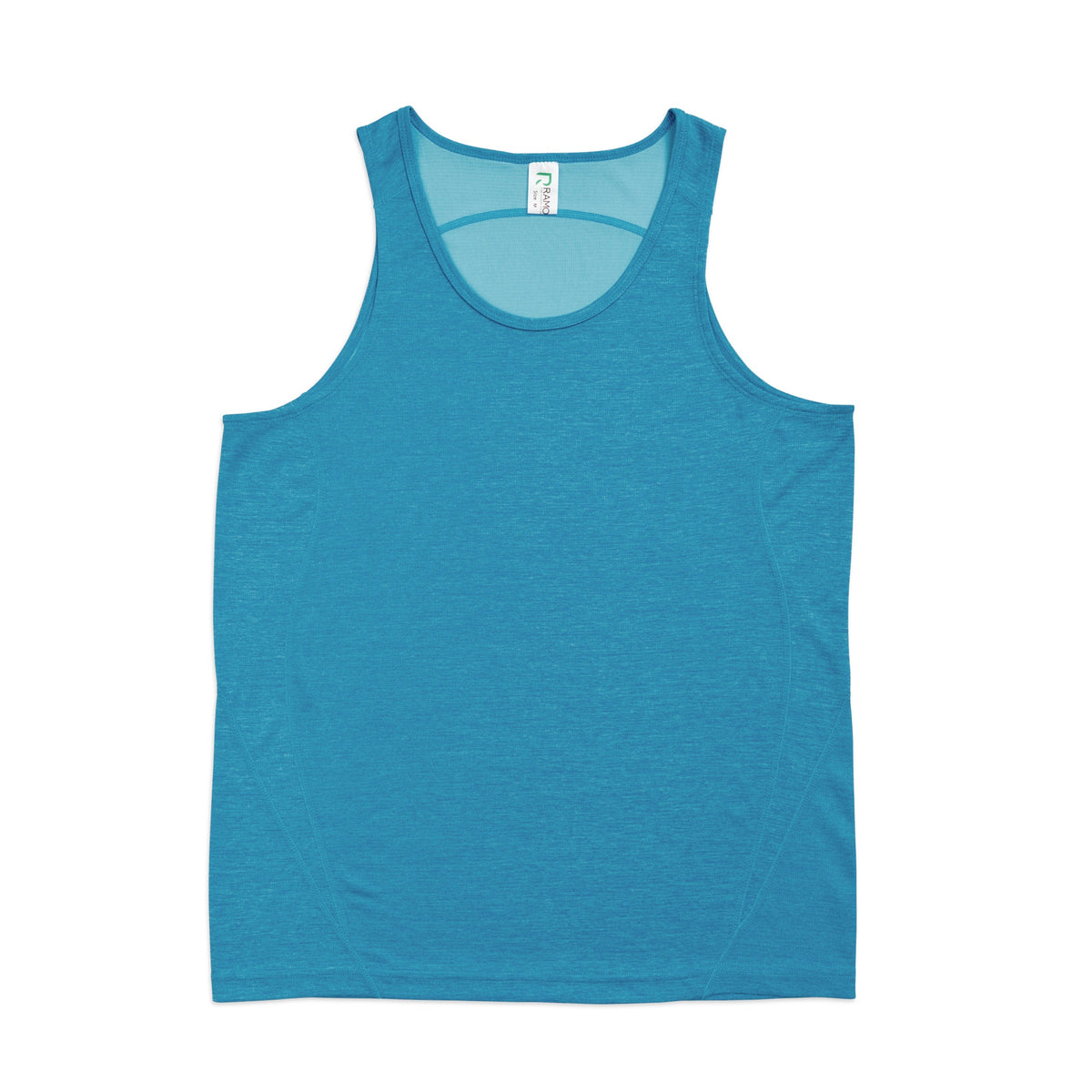 Men's Challenger 100% polyester Singlet in Azure Marl