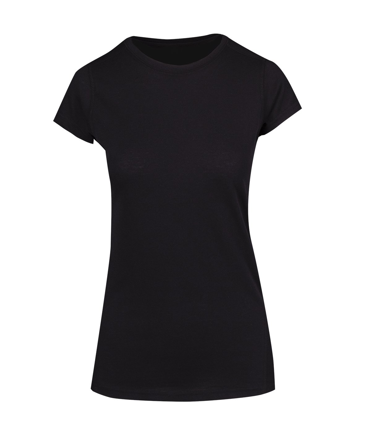 Womens Greatness Athletic T-shirt in Black