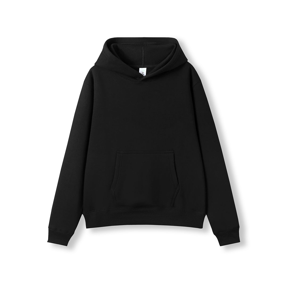 Womens/Juniors Kangaroo Pocket Hoodies Max in Black