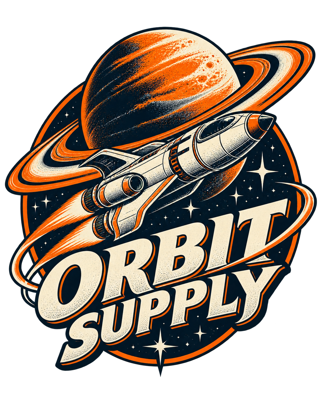 Orbit Supply — Everyday Graphic Tee original print artwork