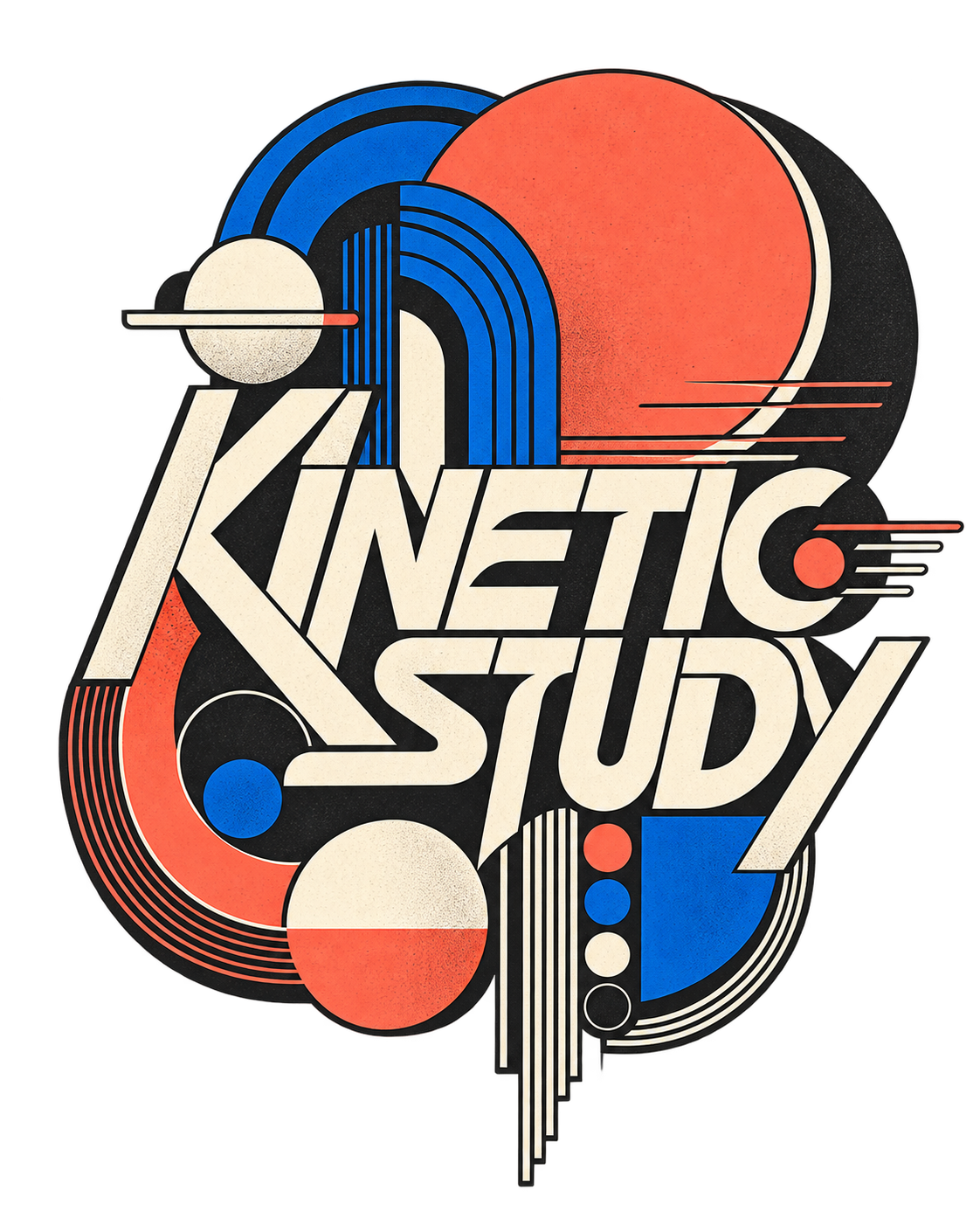 Kinetic Study — Everyday Graphic Tee original print artwork