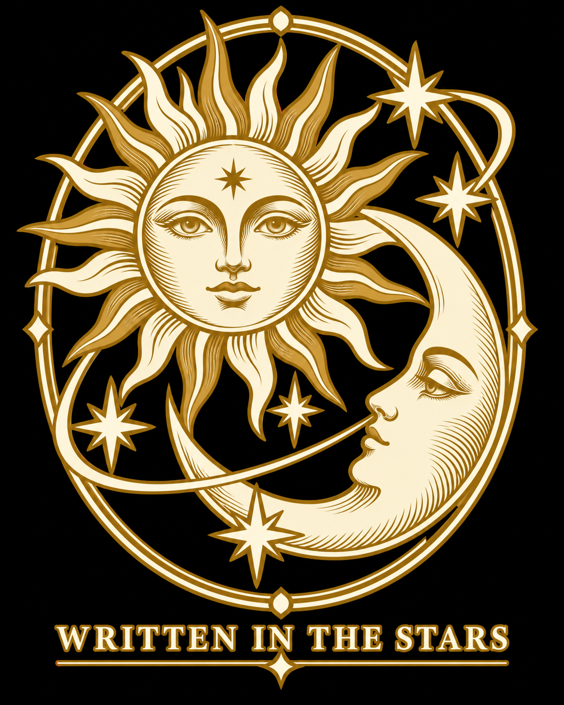 Written in the Stars — Everyday Graphic Tee original print artwork
