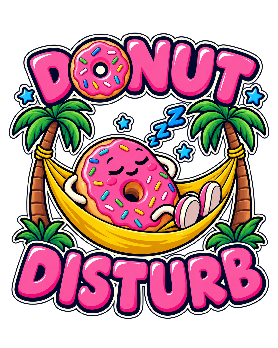 Donut Disturb — Kids Graphic Tee original print artwork