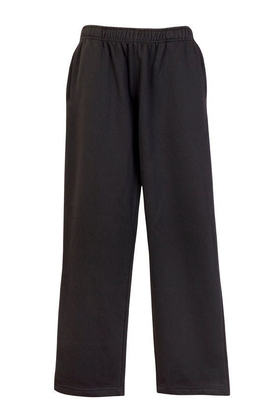 Mens Fleece Track Pants in Black