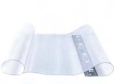 Flexible transparent LED film display material